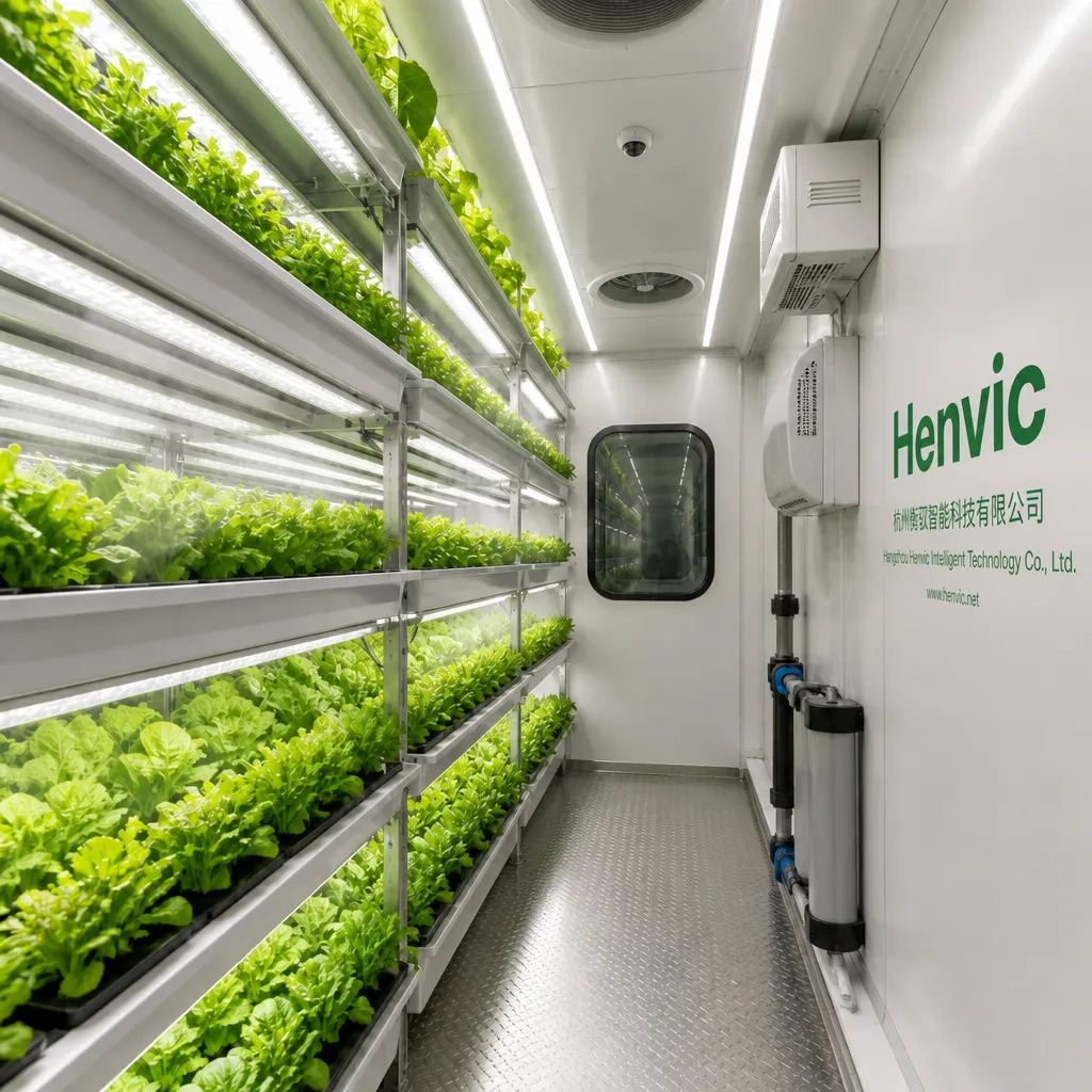 Cabina inteligente de cultivo de frutas y hortalizas de gran formato Henvic