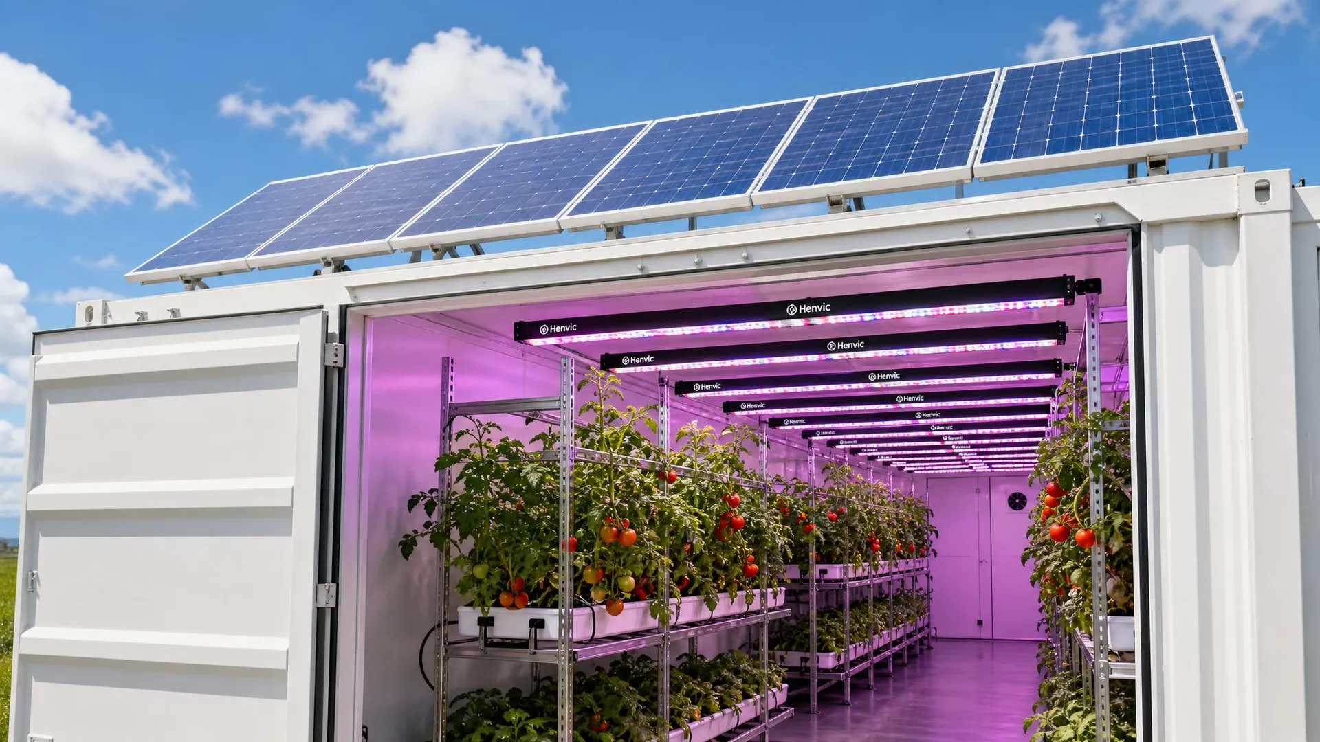 Luminaria solar LED de cultivo Henvic HVC-GS — vista 3